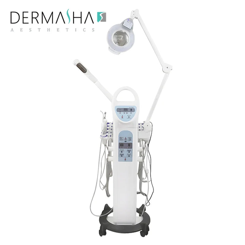 Dermasha 9 in 1 Multifunctional Facial Steamer Skin Cleaning Machine 9 in 1 Multifunctional Facial Steamer Skin Cleaning Machine
