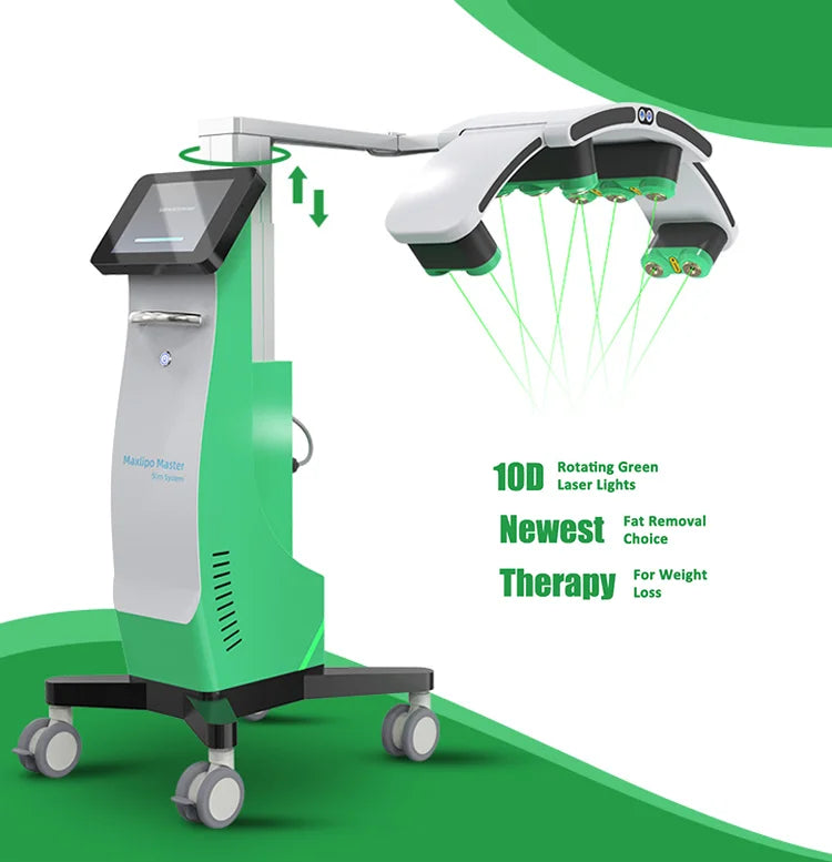 10D 532Nm Green Light Maxlipo Slim Body Shape System Lipolaser Master Laser Fat Loss Slimming Beauty Products for Weight Loss