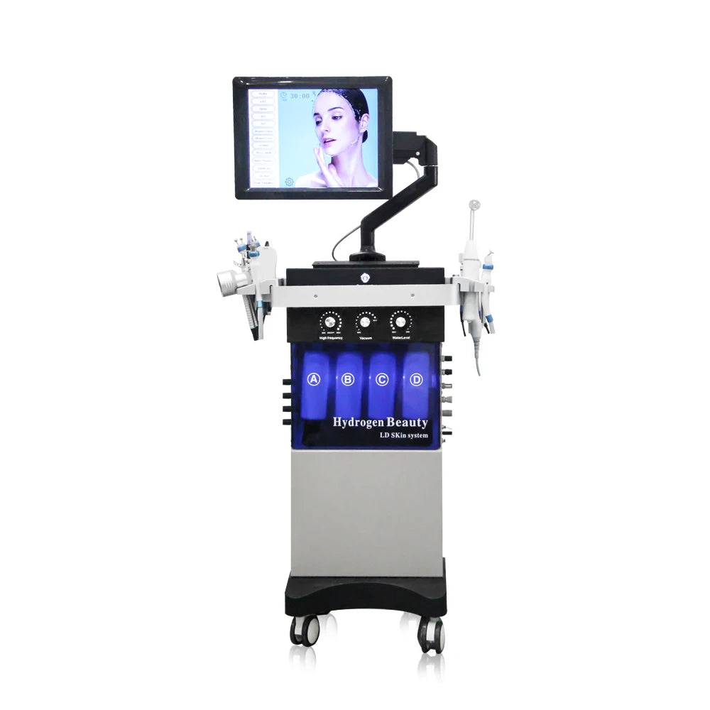 Vertical Korea Hydro Oxigen 14 in 1 Hydra Beauty Facial Machine Professional Microdermabrasion for Salon