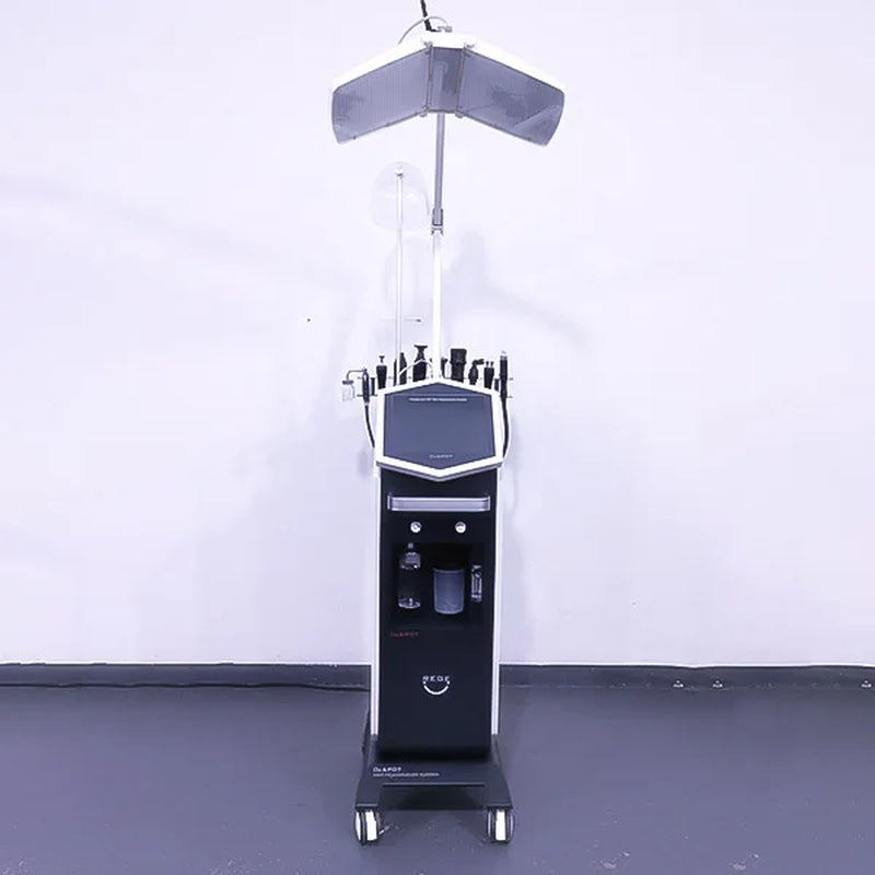 Hot Selling 11 in 1 Oxygen Facial Machine Water Oxygen Jet Pdt Led Light Therapy Professional Microdermabrasion Oxygen Water Ma