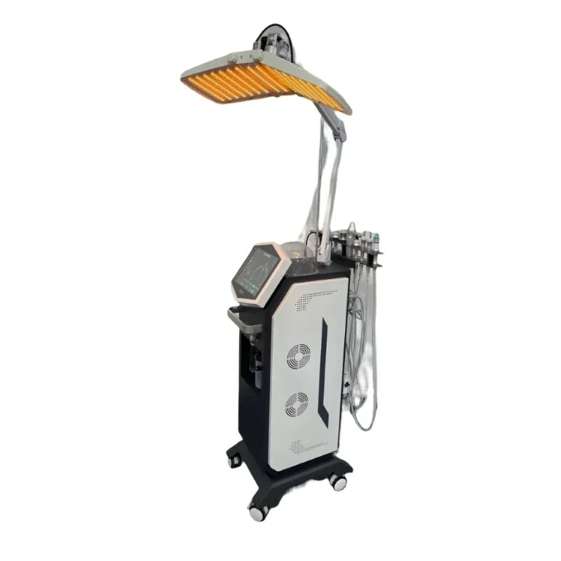 Hot Selling 11 in 1 Oxygen Facial Machine Water Oxygen Jet Pdt Led Light Therapy Professional Microdermabrasion Oxygen Water Ma