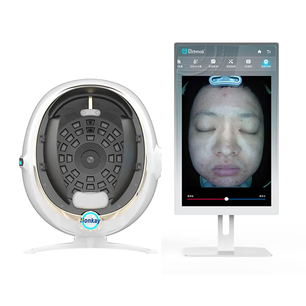 Portable 3D AI Face Skin Diagnostics Analyzer Facial Tester Scanner Magic Face Mirror Device Skin Analysis Machine Skin Analyzer