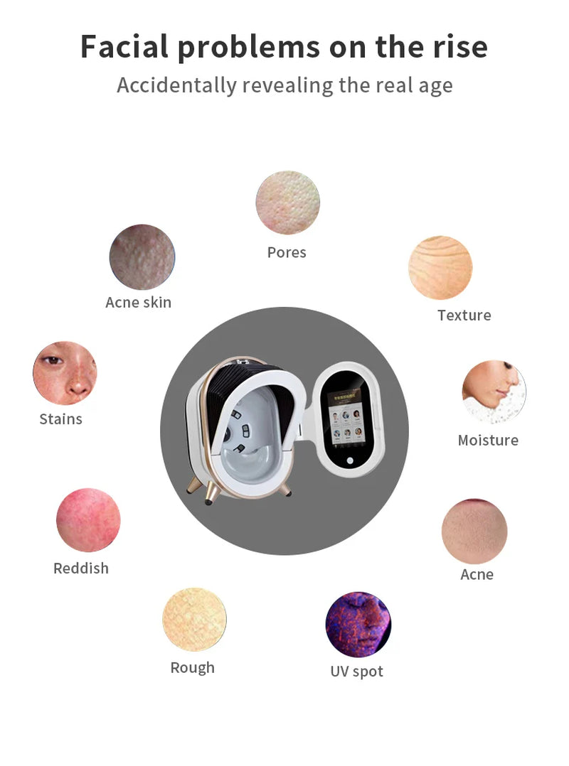 M9 Skin Tester Analyzer Skin Analysis Machine Facial Skin Analyzer for Vitam